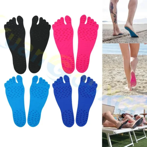 Silicone Unisex Beach Foot Patch Pads Insoles men Comfortable Waterproof Invisible Anti-skid Shoes Mats women Foot Pads Patch - Image 2