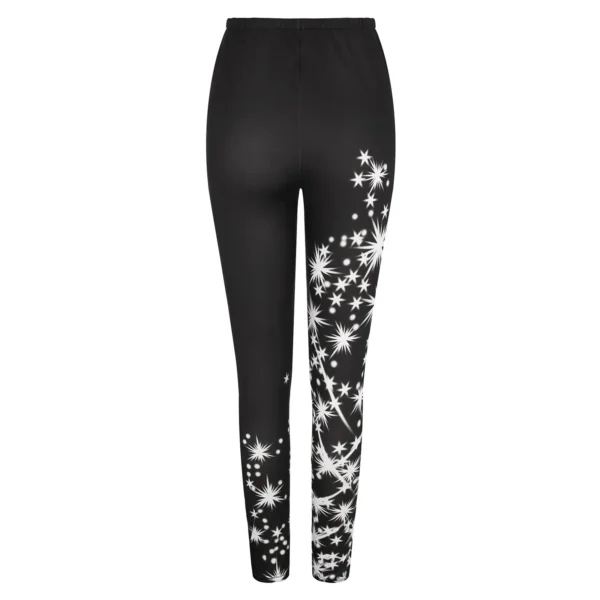 Womens Seamless Leggings Shiny Print High Waist Tights Soft Workout Tights Fitness Outfits Gym Wear Leggings Active Wear Legging - Image 4